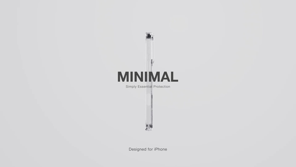AMAZINGTHING MINIMAL MAGSAFE DROP PROOF CASE FOR IPHONE 17 AIR 6.6 (Color: CLEAR)