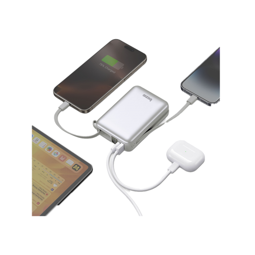 Bazic GoPower Fusion Mini 20K 3 in 1 Power Bank 20000mAh  USB-C & Lightning Cable