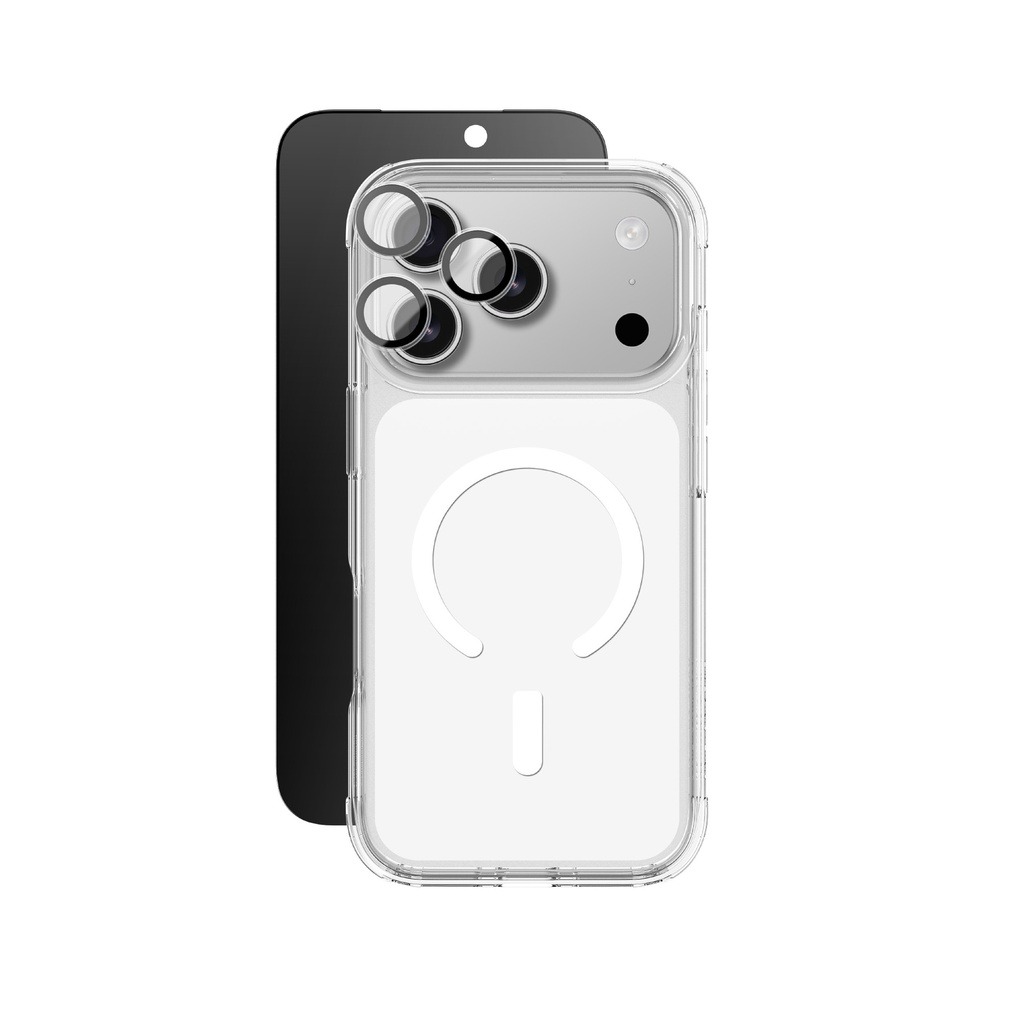 AMAZINGTHING RADIX GLASS 3IN1 BUNDLE PROTECTOR FOR IPHONE 17 PRO MAX 6.9(MAGSAFE CASE+PRIVACY GLASS+CLEAR LENS)