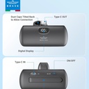 Brave Pocket Pro Mini Portable 20W 5000mAh Power Bank Type-C