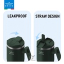 Brave Rotating Handle 24H Cold & 12H Hot Retention Leak-Proof 950mL Green
