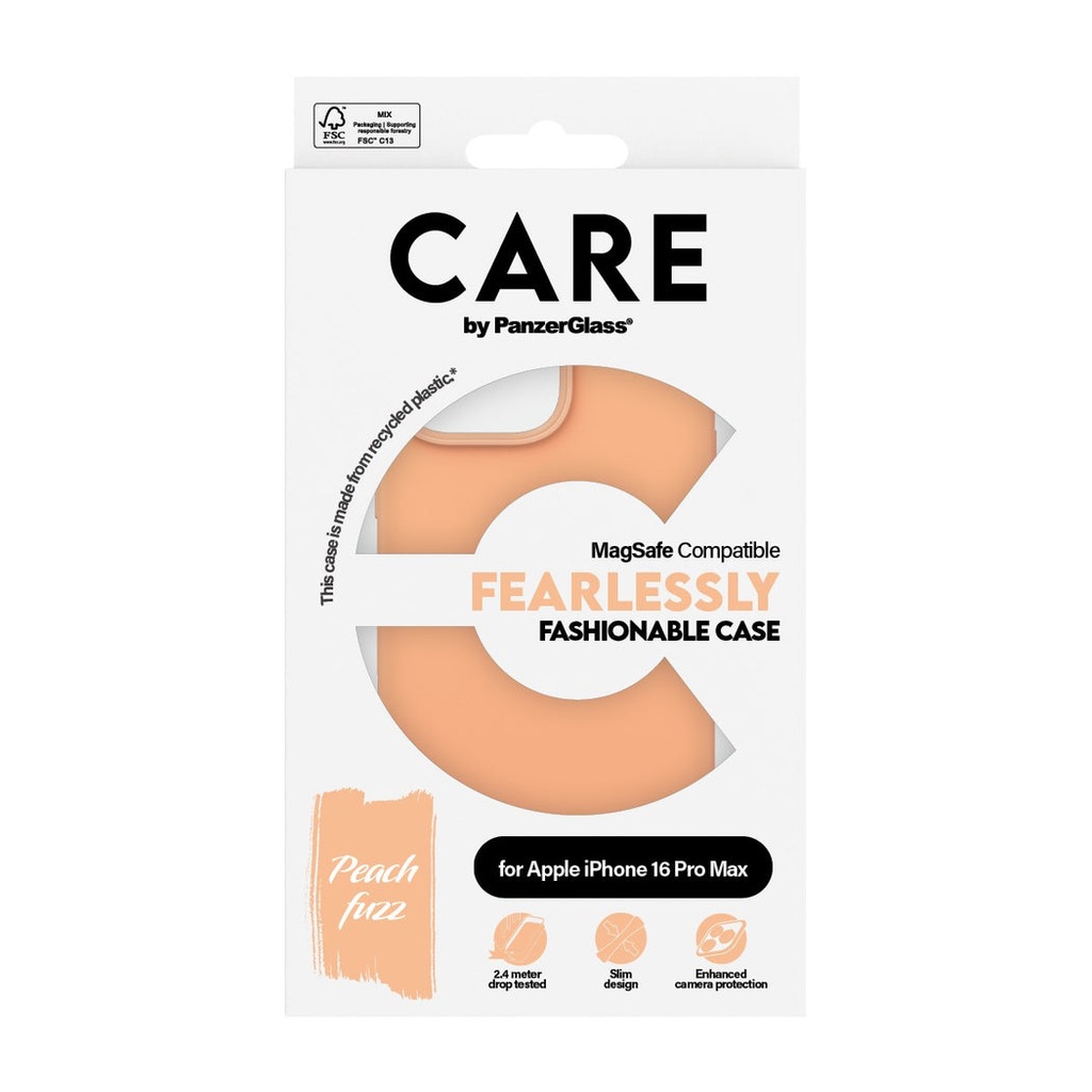 CARE by PanzerGlass® Case Fashion Peachy MagSafe iPhone '24 6.9" Pro
