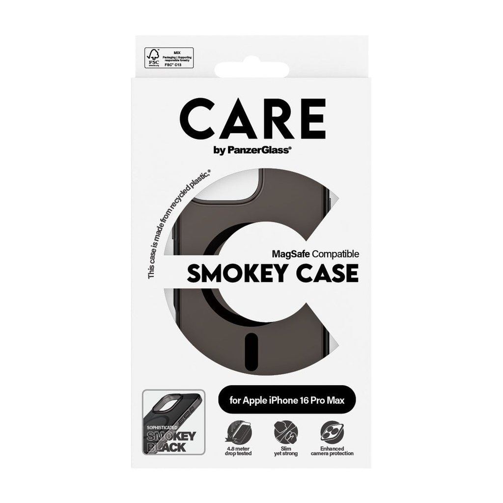 CARE by PanzerGlass® Case Flagship Smokey w. MagSafe iPhone '24 6.9" Pro