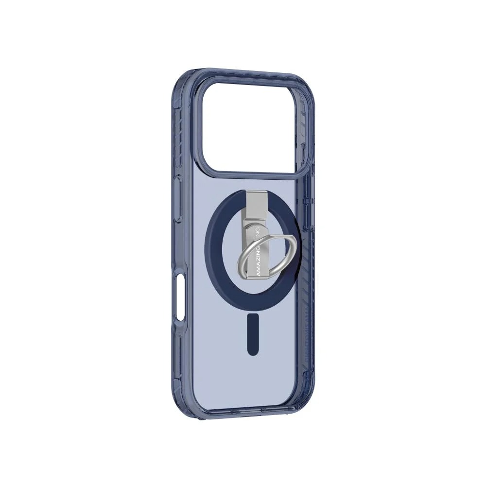 AMAZINGTHING TITAN PRO GRIP RING SET MAG DROP PROOF CASE FOR IPHONE 17 PRO MAX 6.9 (Color: BLUE)"