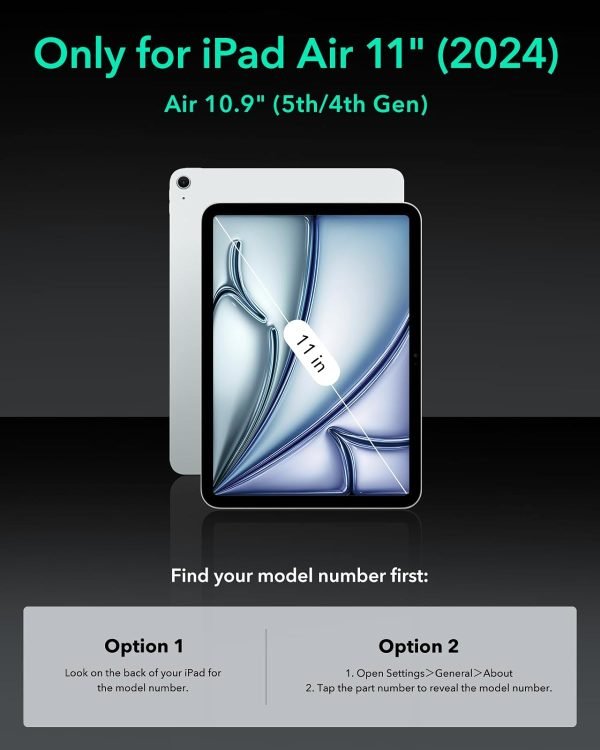ESR iPad Air 11"/10.9" (2020-2025) Gen 7/6/5/4 Shift Magnetic Case