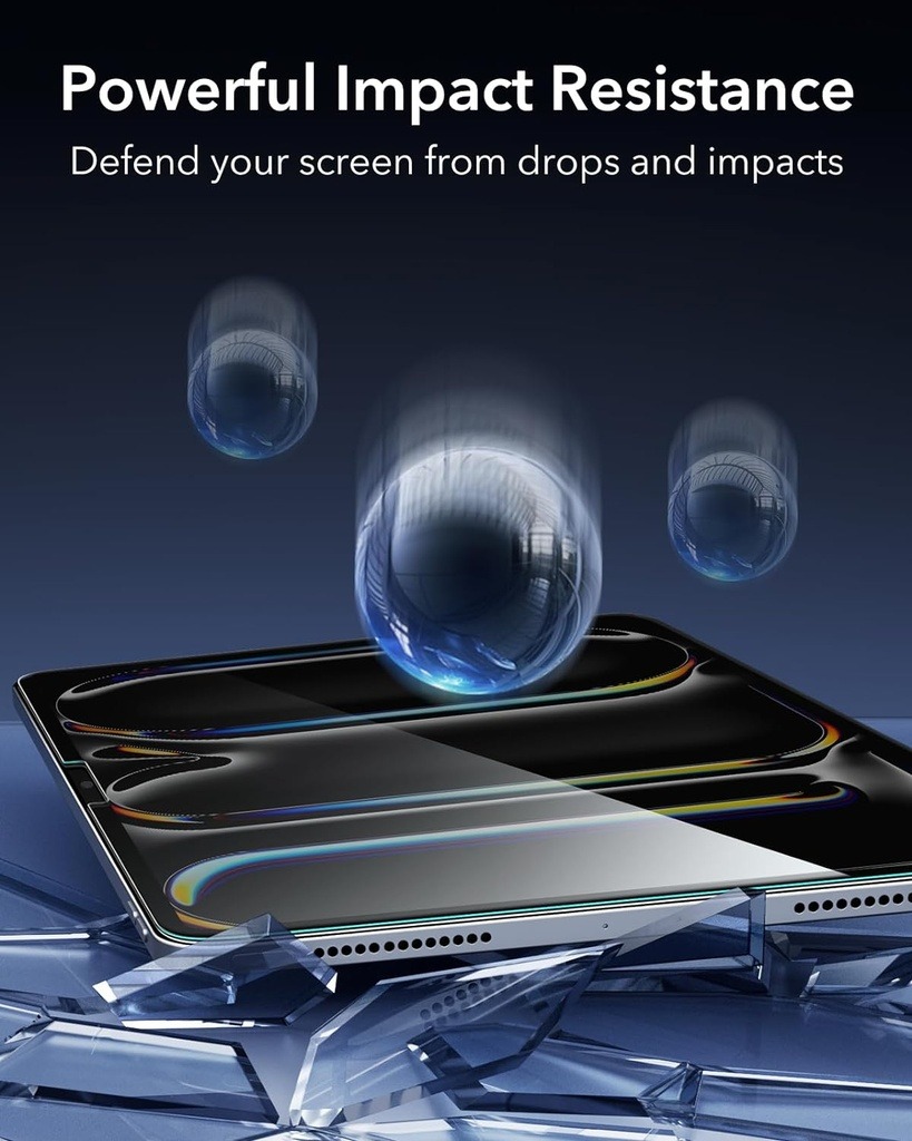 ESR iPad Pro 11" (2024) Tempered-Glass Screen Protector Clear 1Pack