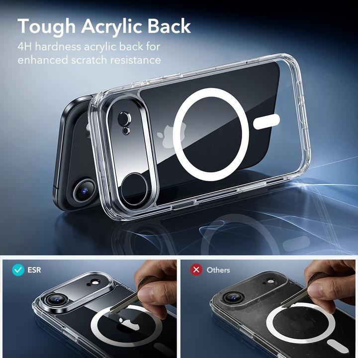 ESR iPhone 17 Air Halolock Classic Hybrid (Camera Control Button)+ Screen Protector Set (Clear)