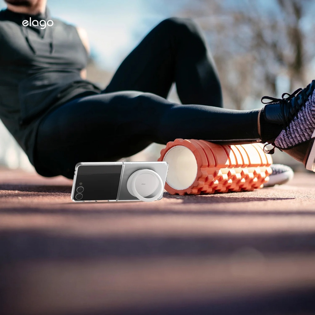 Elago Samsung Galaxy Z Flip 7 Magnetic PC Clear Case