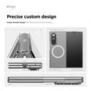 Elago Samsung Galaxy Z Fold 7 Magnetic Clear Case