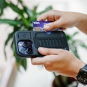 Grip2u Boss Case Kickstand"with Wallet for iPhone 14 Pro (Charcoal)