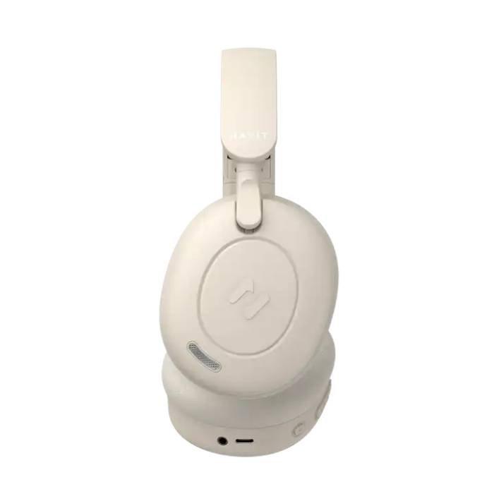 Havit-H655BT Audio series-Bluetooth headphone - Beige