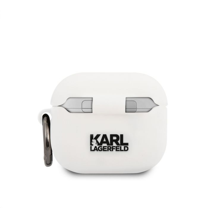 Karl Lagerfeld AirPods 3 Karl Head Silicone Case (white)