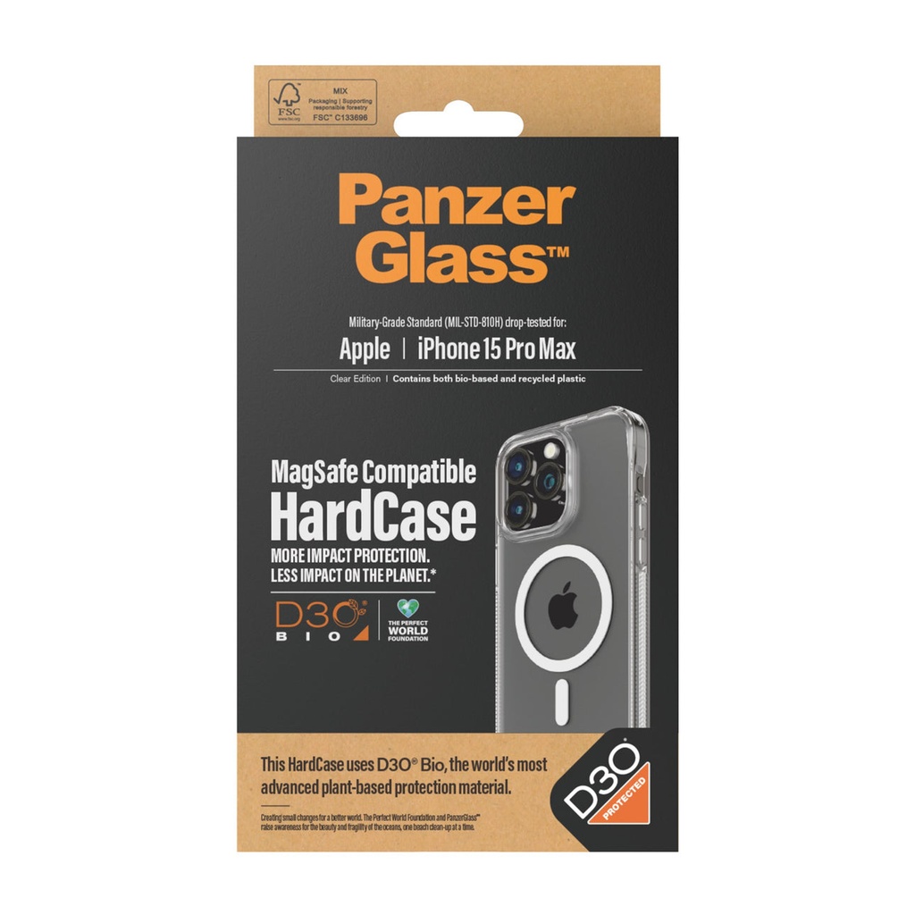 PanzerGlass iPhone 2023 6.7" Pro Max | HardCase MagSafe with D3O®