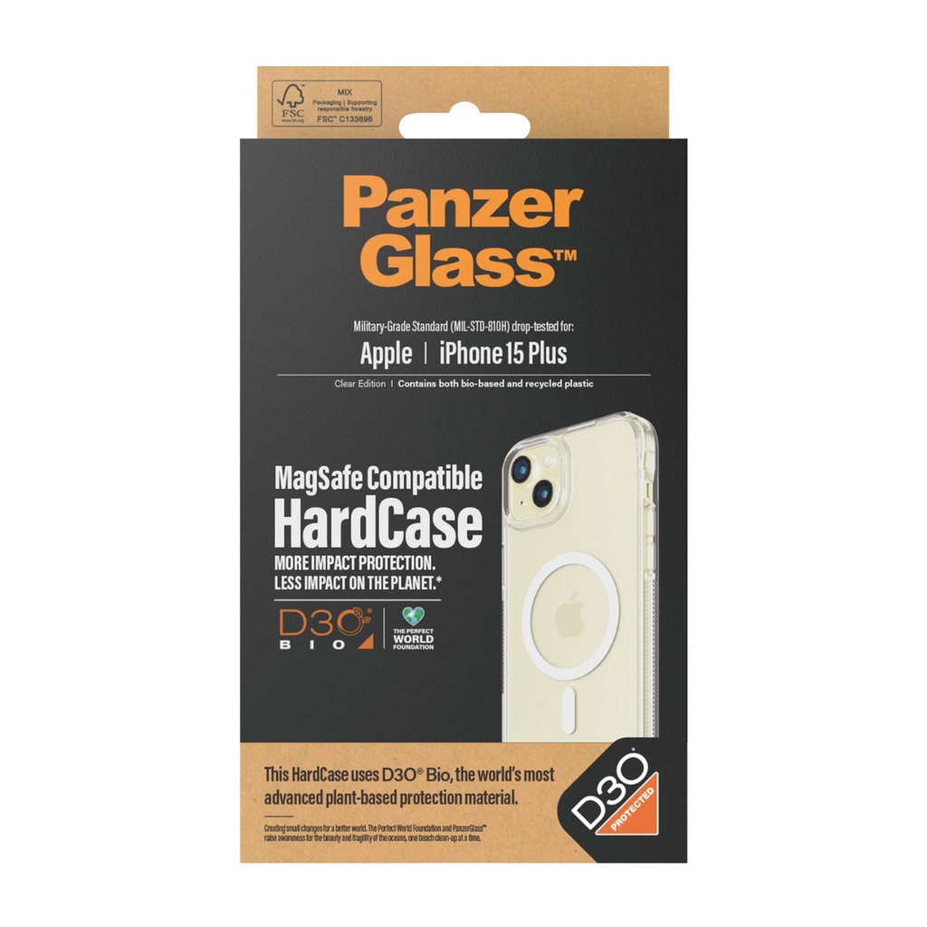 PanzerGlass iPhone 2023 6.7" | HardCase MagSafe with D3O®