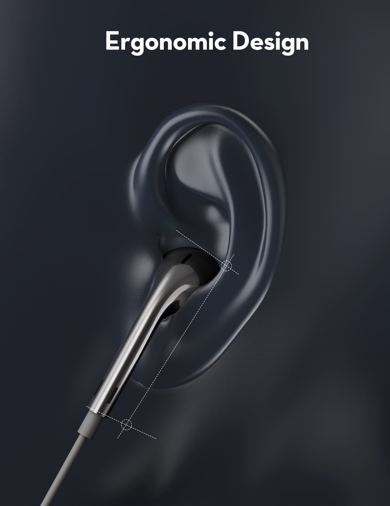 RAVP RP-BH1004 Mono Earphone L-Connector BLK