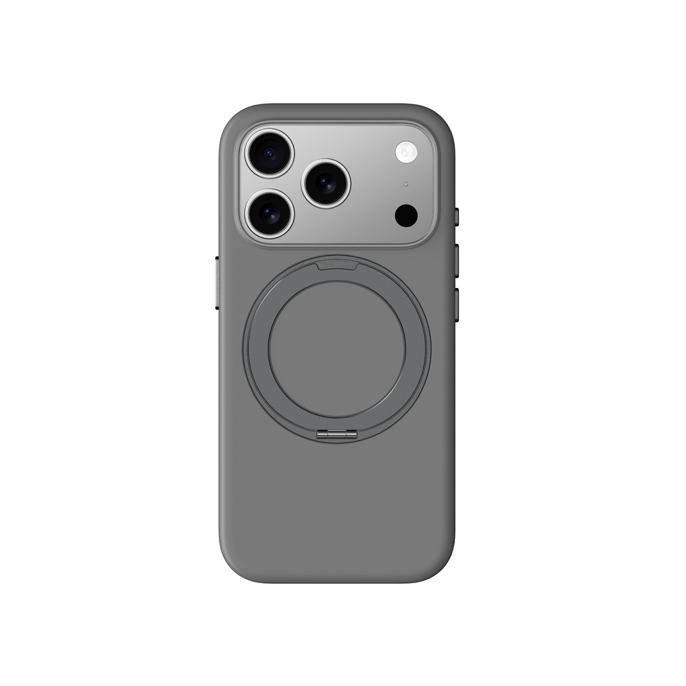 AMAZINGTHING CLOUDIE MAGSPIN DROP PROOF CASE FOR IPHONE 17 PRO 6.3 (Color: GREY)