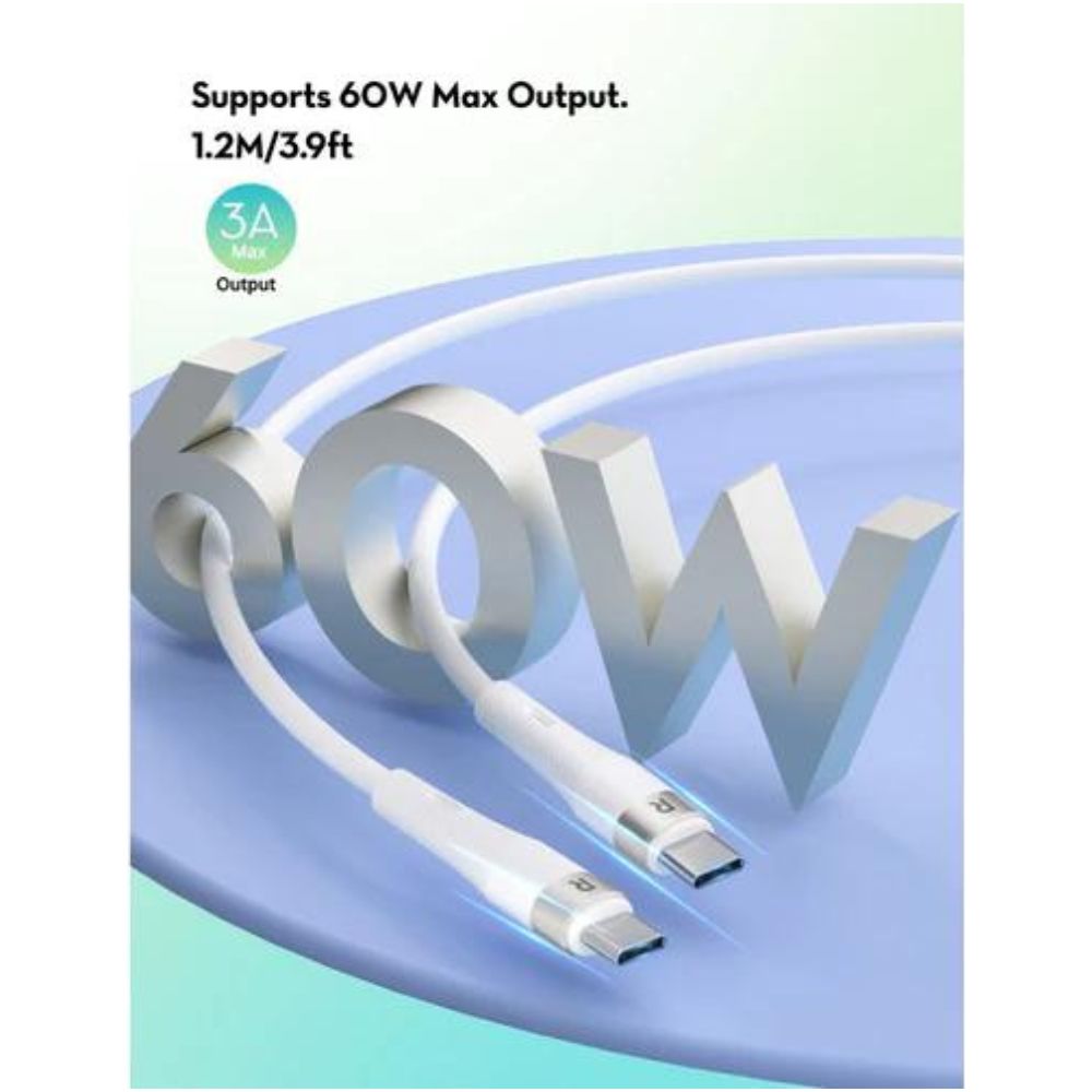 RAVPower RP-CB1038 60W C-C Cable 1M White