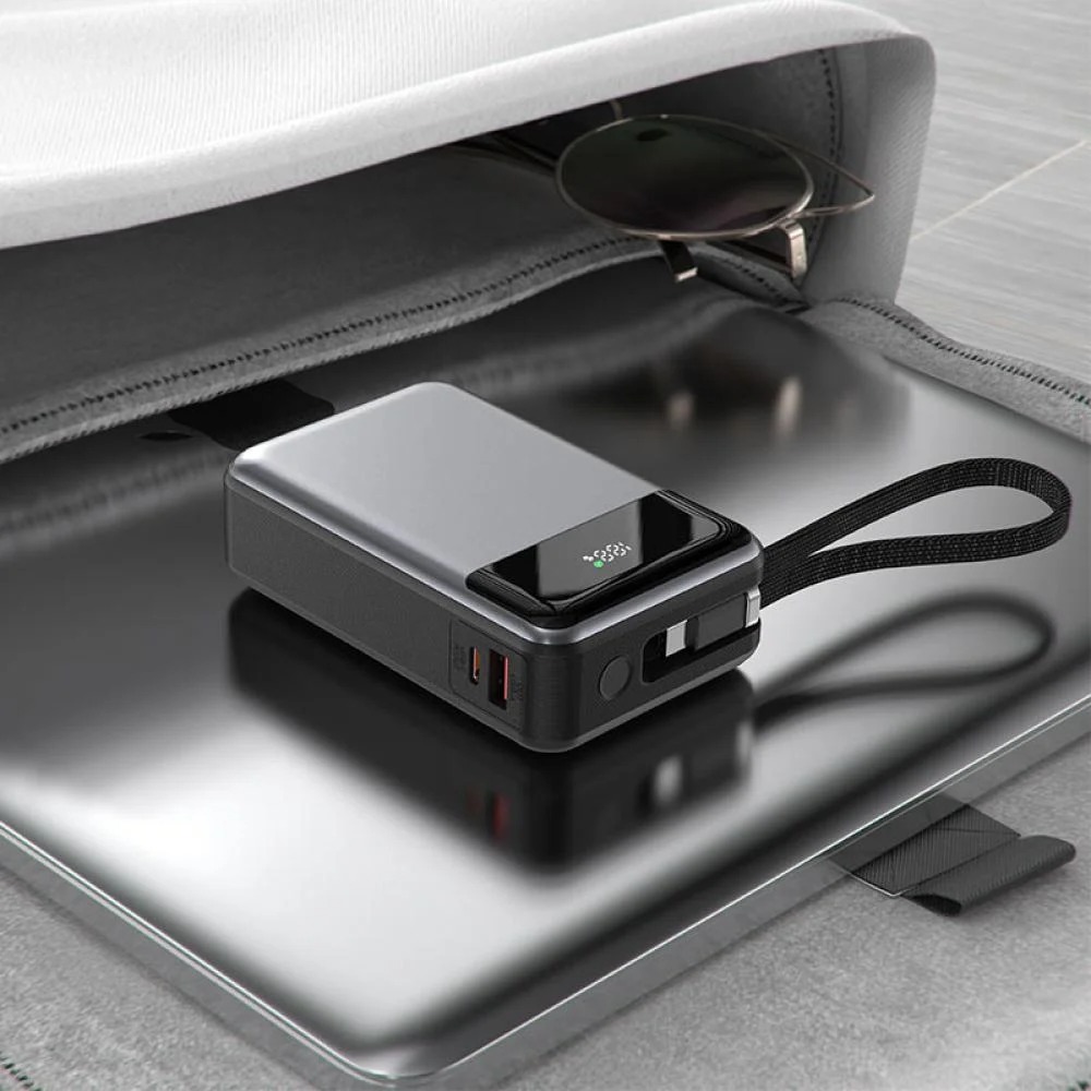 AceFast M21-20000 PD65W power bank with cable