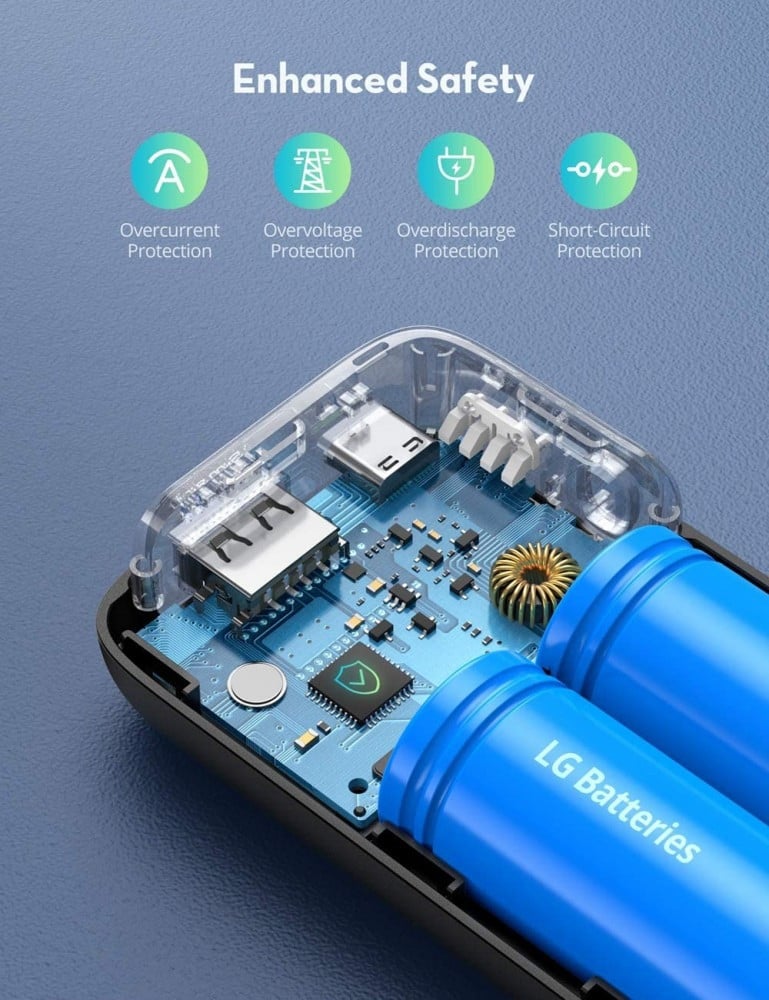 RP-PB186 PD Pioneer 20W Power Bank Black upgrade