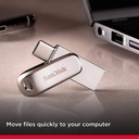 SanDisk 512GB Ultra Luxe SDDDC4-512G-G46 USB 3.1 Dual A+C Flash Drive