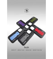 Santa Barbar Polo Parker Magnetic Bracket Genuine Santa Barbara Leather Case  iPhone14 Pro Max-Red