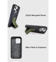 Santa Barbar Polo Parker Magnetic Bracket Genuine Santa Barbara Leather Case  iPhone14 Pro Max-Red