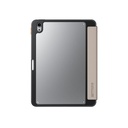 "Features: - Textured finish with debossed print design - Y-fold cover for landscape and portrait viewing - Contrast tactile side buttons - Built-in pencil slot - Supports sleep mode - All-round 360º protection  Compatible with: - iPad Air 10.9"" (4th/5th Gen)  "