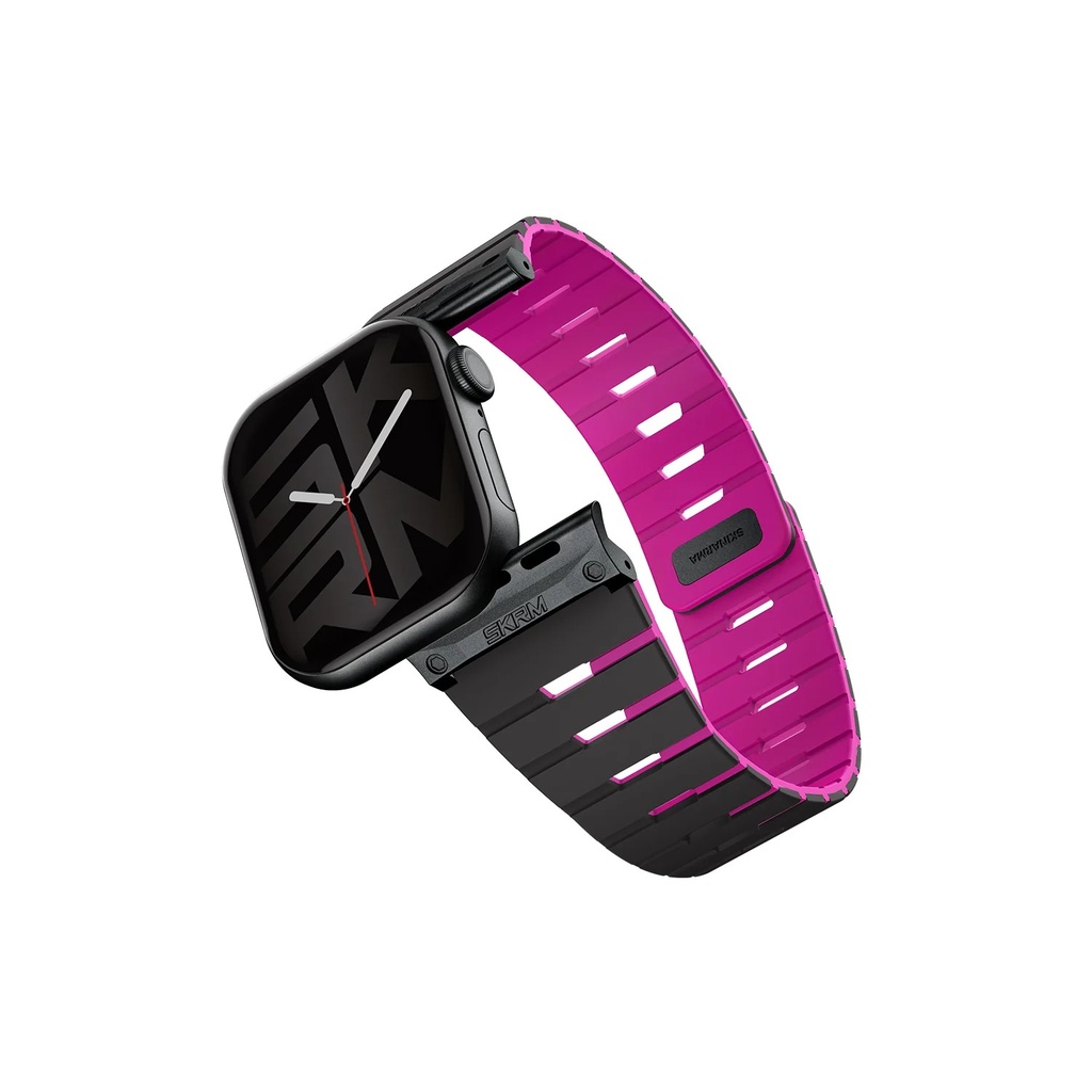 SkinArma Gemini Magnetic Watch Strap for Apple Watch 42/41/40MM - Midnight Purple