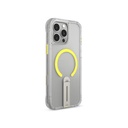 SkinArma Helix MagSafe Case With 360 Rotating Stand for iPhone 16 Pro - Clear