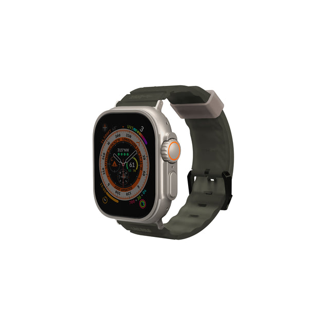 SkinArma Shokku Strap for Apple Watch 49/45/44 - Dark Green