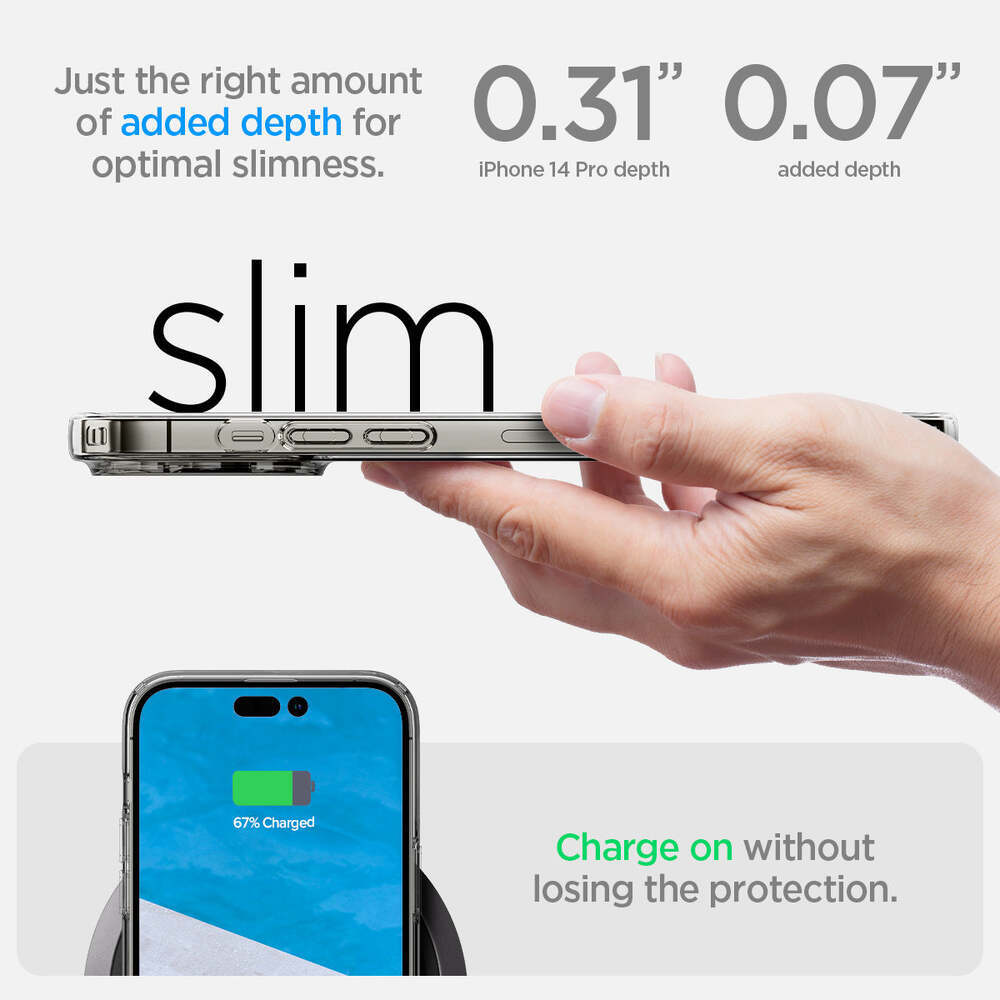 Spigen Crystal Flex Case for iPhone 14 Pro Max - Crystal Clear 