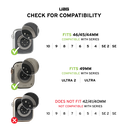 UAG Apple Watch 49/45/44/42 Monarch Strap (Black/Titanium)