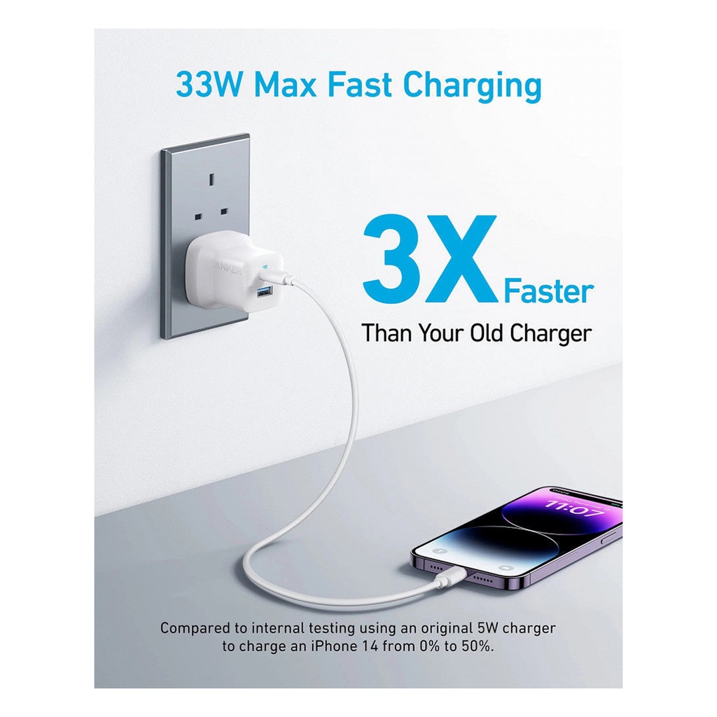Anker 323 Charger (33W)  -Black