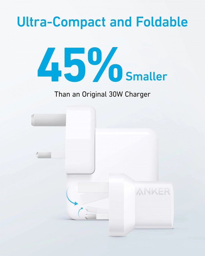 Anker 323 Charger (33W)  -White