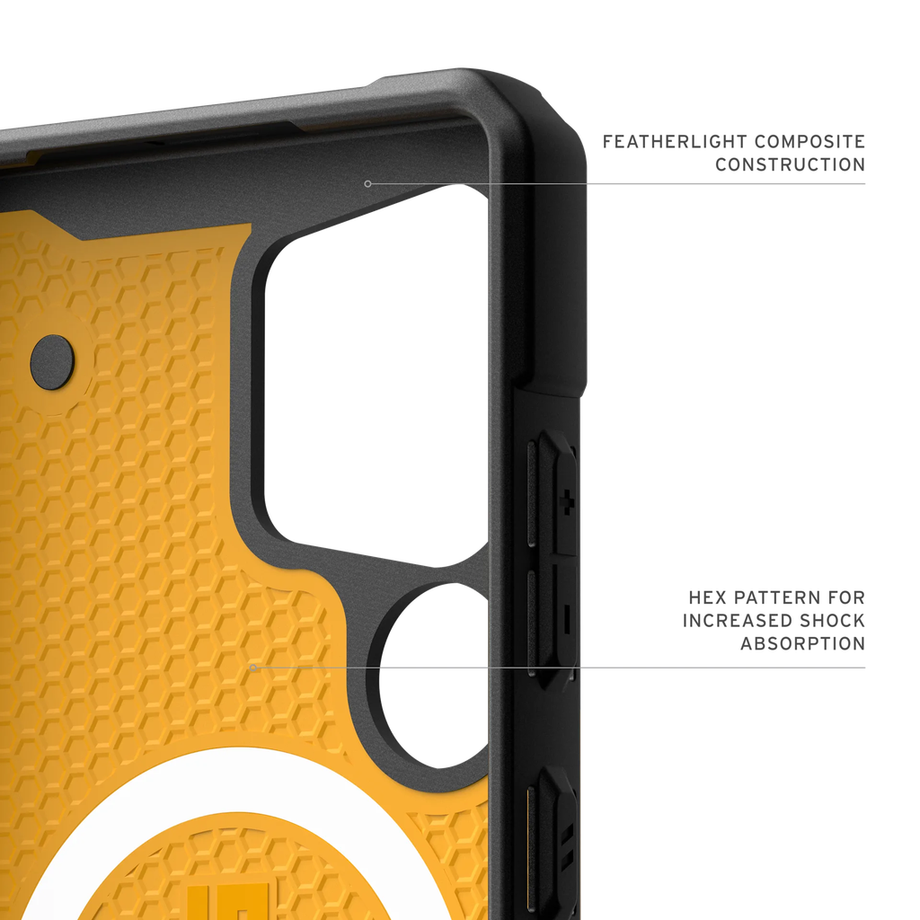 UAG Pathfinder MagSafe Case for Samsung Galaxy S25 Ultra (Heritage Yellow)