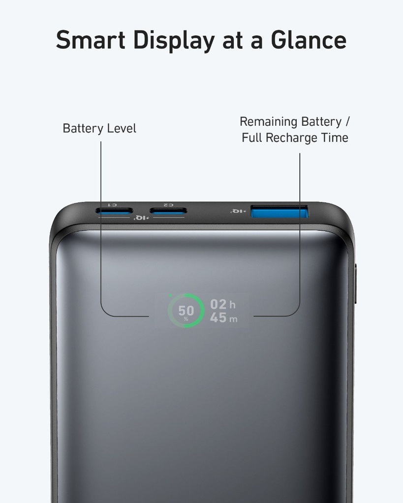 Anker 533 Power Bank (PowerCore 25W) 10000 PD -Black