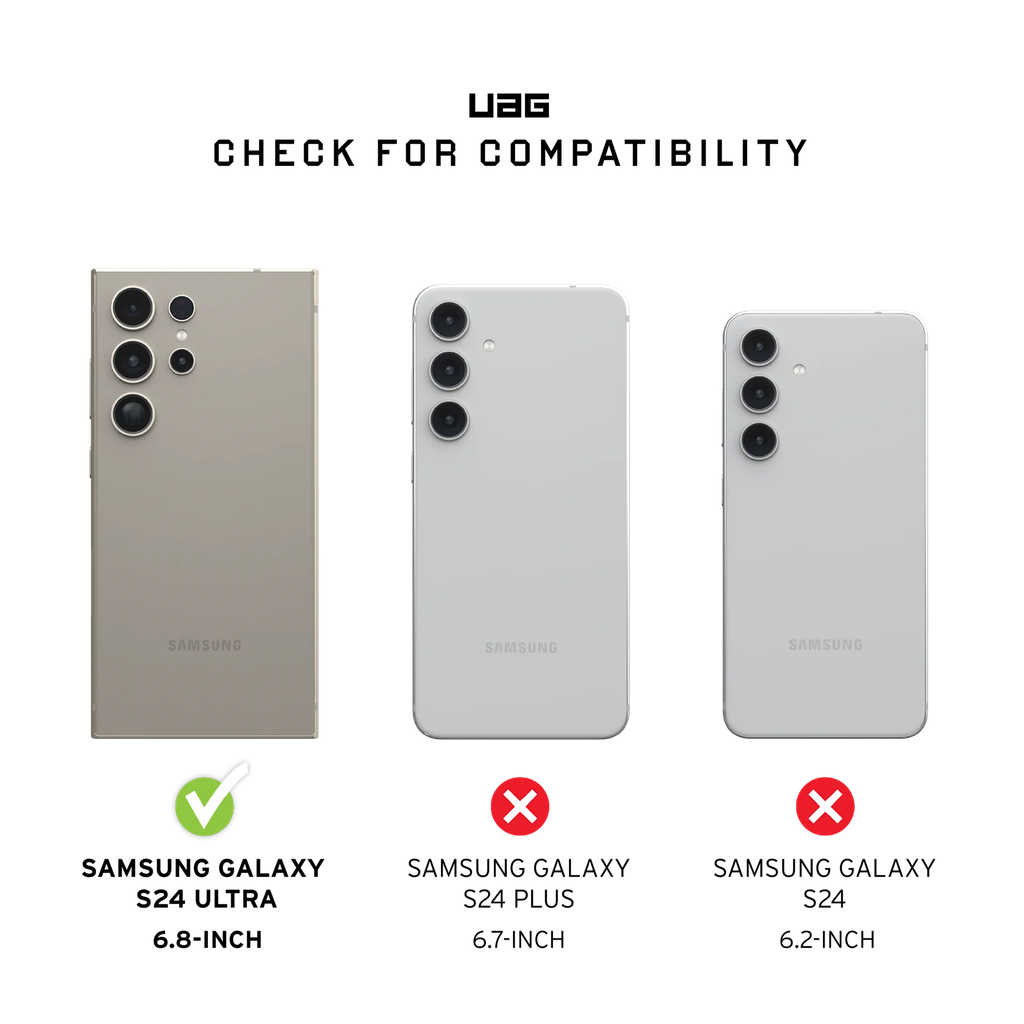 UAG Samsung Galaxy S24 Ultra Plasma XTE Magsafe Case Black/Orange