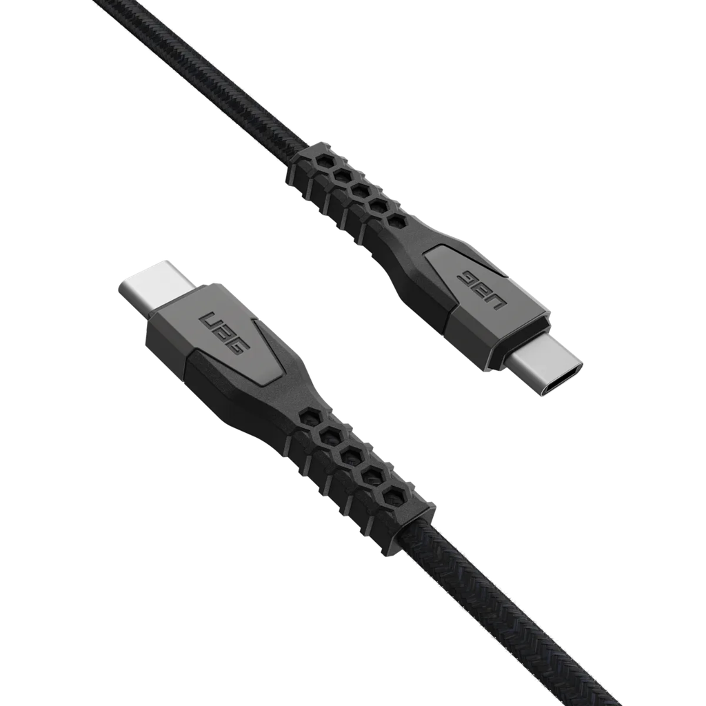 UAG USB-C to USB-C Cable, 1.5M, 60W, 9B4413114030– Black & Grey