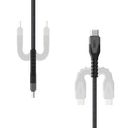 UAG USB-C to USB-C Cable, 1.5M, 60W, 9B4413114030– Black & Grey