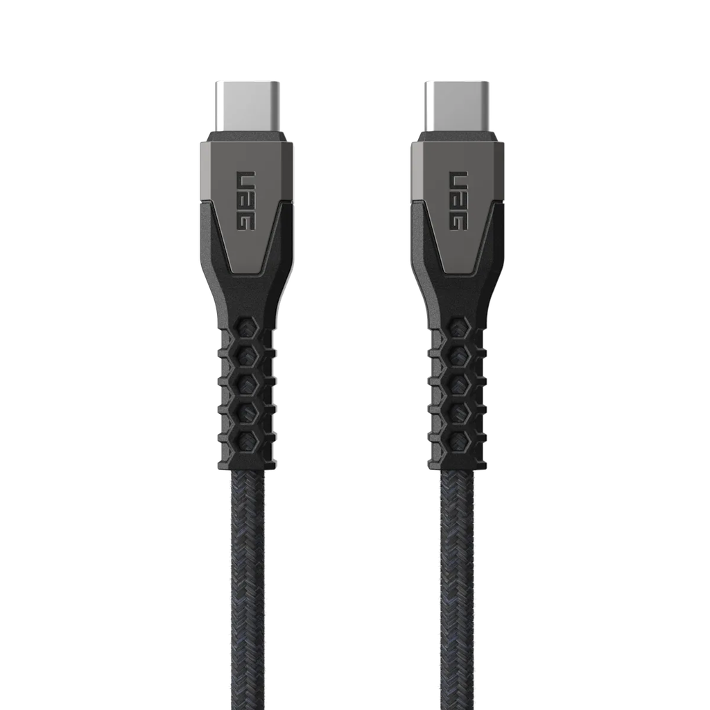 UAG USB-C to USB-C Cable, 1.5M, 60W, 9B4413114030– Black & Grey