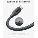 Anker 542 USB-C to Lightning Cable (Bio-Nylon) (0.9m/3ft) -Black