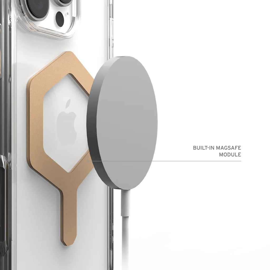 UAG iPhone 16 Pro Magsafe Plyo Case (Ice/Gold)
