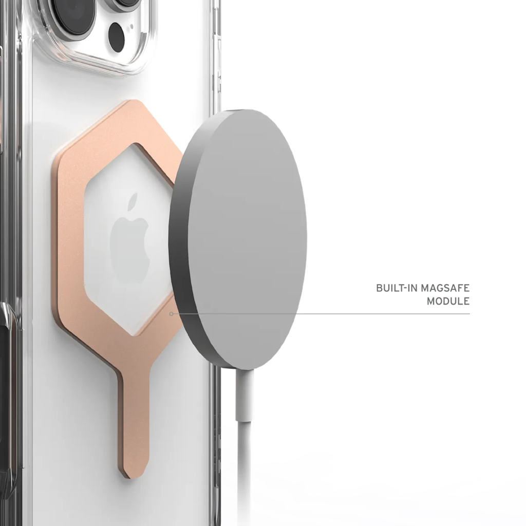 UAG iPhone 16 Pro Magsafe Plyo Case (Ice/Rose Gold)