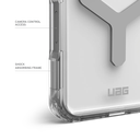 UAG iPhone 16 Pro Max Magsafe Plyo Case (Ice/Silver)