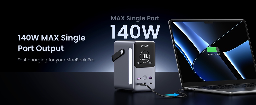 UGREEN 48000mAh 300W Fast Charging Power Bank 25286