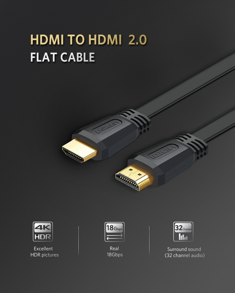 UGREEN HDMI CABLE 2 M 