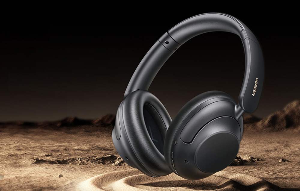 UGREEN HiTune Max5 Hybrid Active Noise-Cancelling Headphones Black HP202