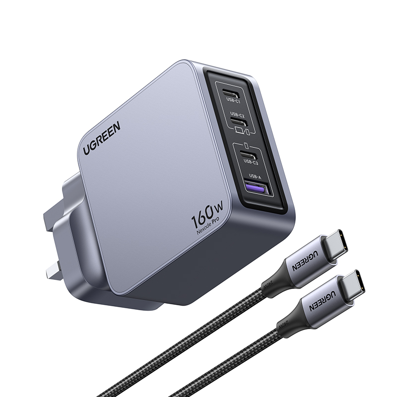UGREEN Nexode Pro 160W 4-Port GaN Fast Charger Set UK25878