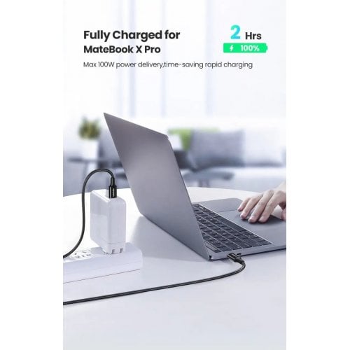 UGREEN USB-C 2.0 Charging Cable 100W 2m (Black)US300