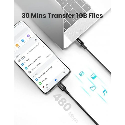 UGREEN USB-C 2.0 Charging Cable 100W 2m (Black)US300